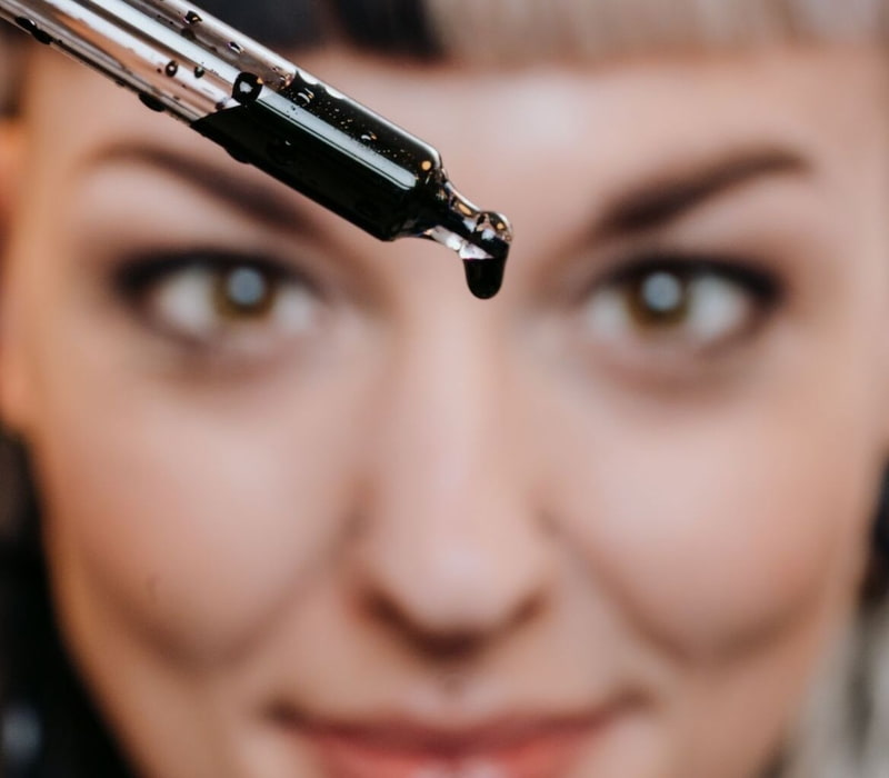 Nahaufnahme Gesicht einer Frau 