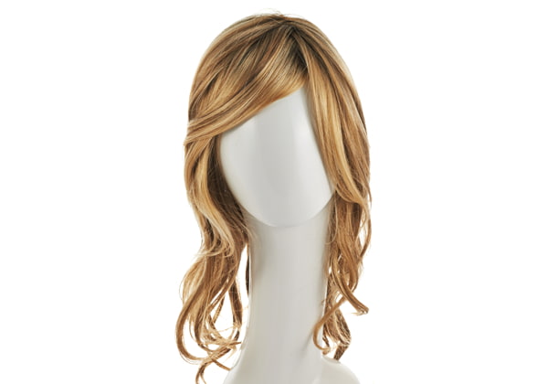Eine blonde Perücke 