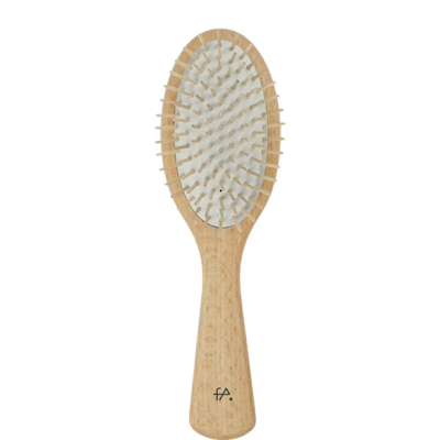 Faller Pneumassagebürste oval, Bürstenkörper und Stifte aus Buchenholz, 9 reihig